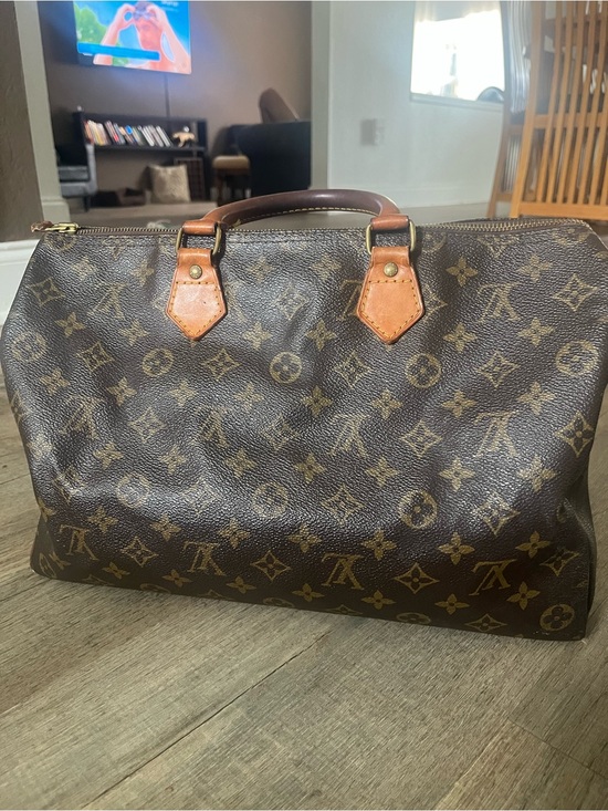 Louis Vuitton Handbags - Louis Vuitton Speedy Monogram Canvas Travel Bag in Brown and Tan